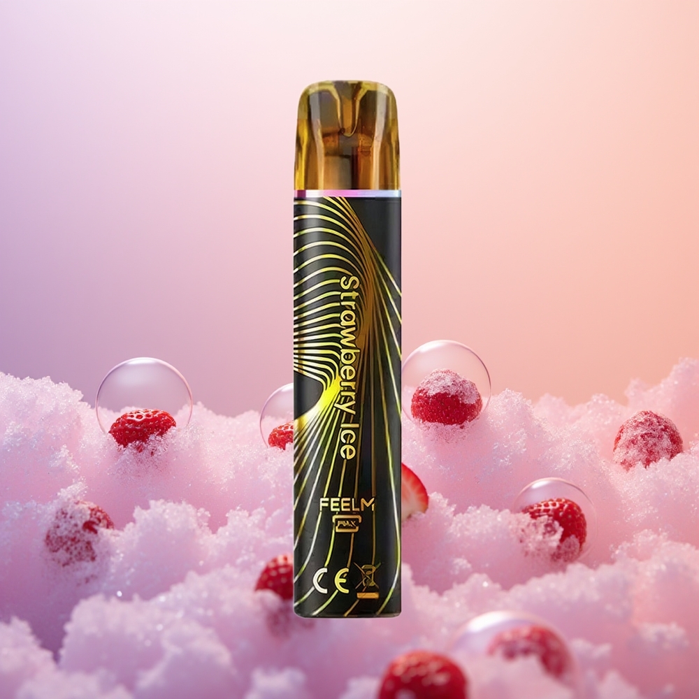 JNR Black&Golden 600+200 Jordbær Is 550mAh 2ml