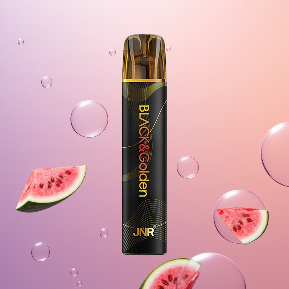 JNR Black&Golden 600+200 Vandmelon Bobletyggegummi 550mAh 2ml TPD