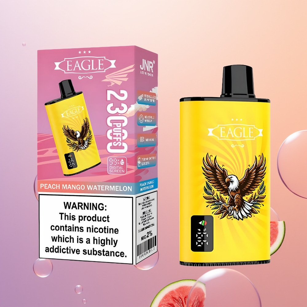 JNR EAGLE Smart 23000 Fersken Mango Vandmelon Digital Skærm Type-C Opladning