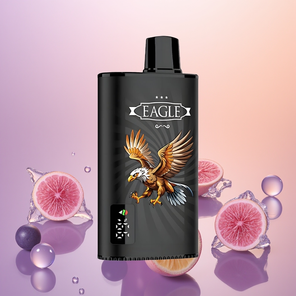 JNR EAGLE Smart 23000 Solbær Mango Is med Digital Skærm og 1.0ohm Mesh Coil
