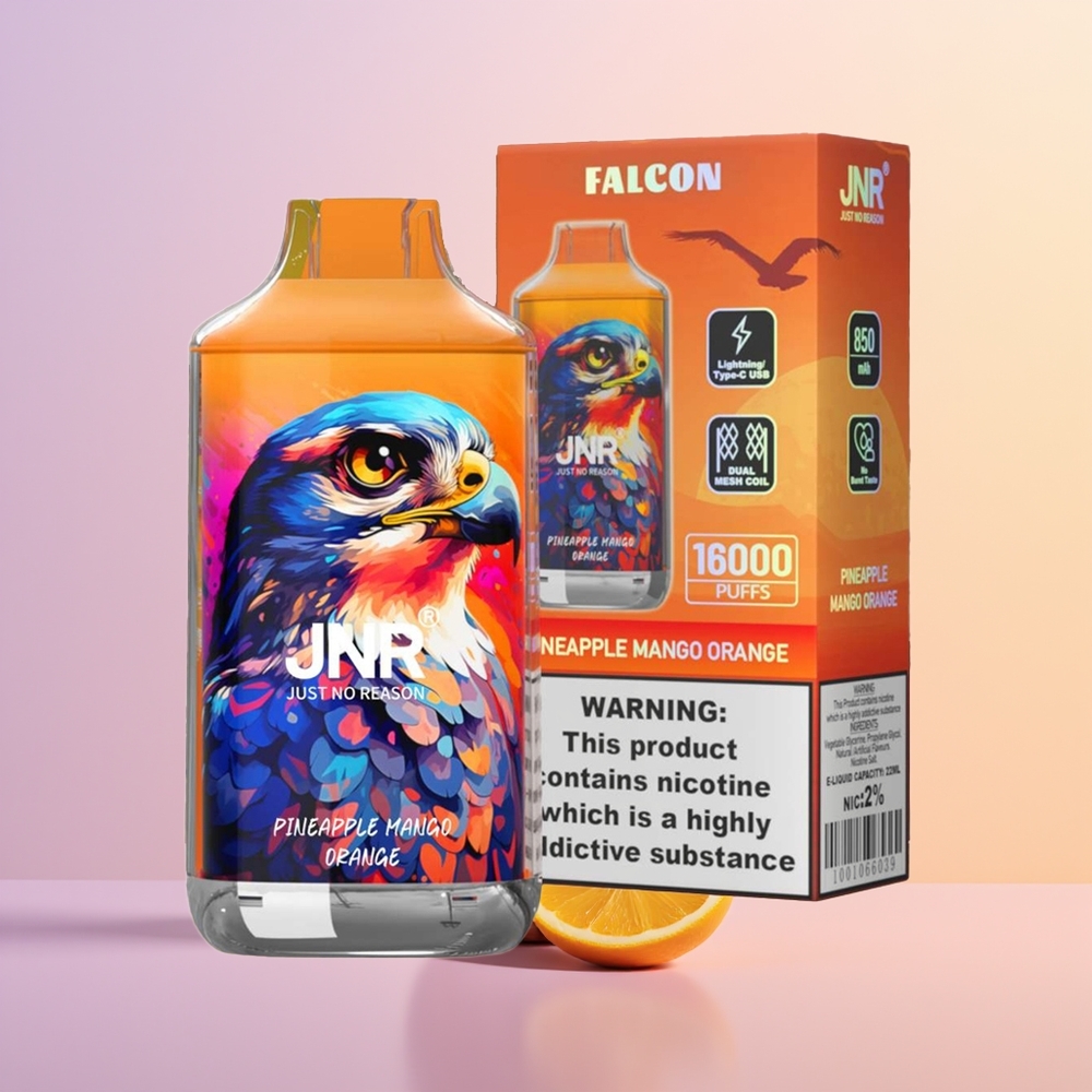 JNR Falcon 16000 Ananas Mango Appelsin 850mAh Dual Mesh
