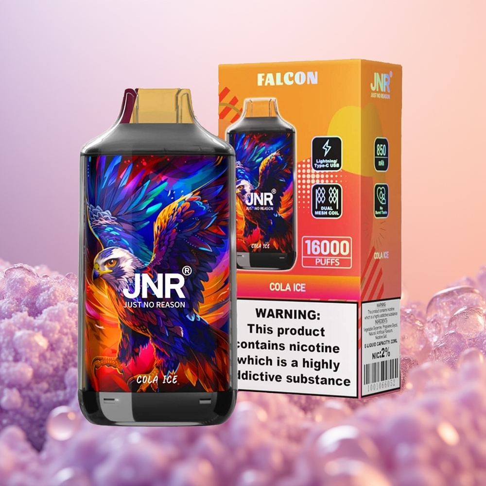 JNR Falcon 16000 Cola Is Dual Mesh & Smart LED