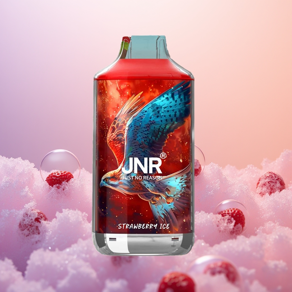 JNR Falcon 16000 Jordbær Is 850 mAh Dual Mesh Coil