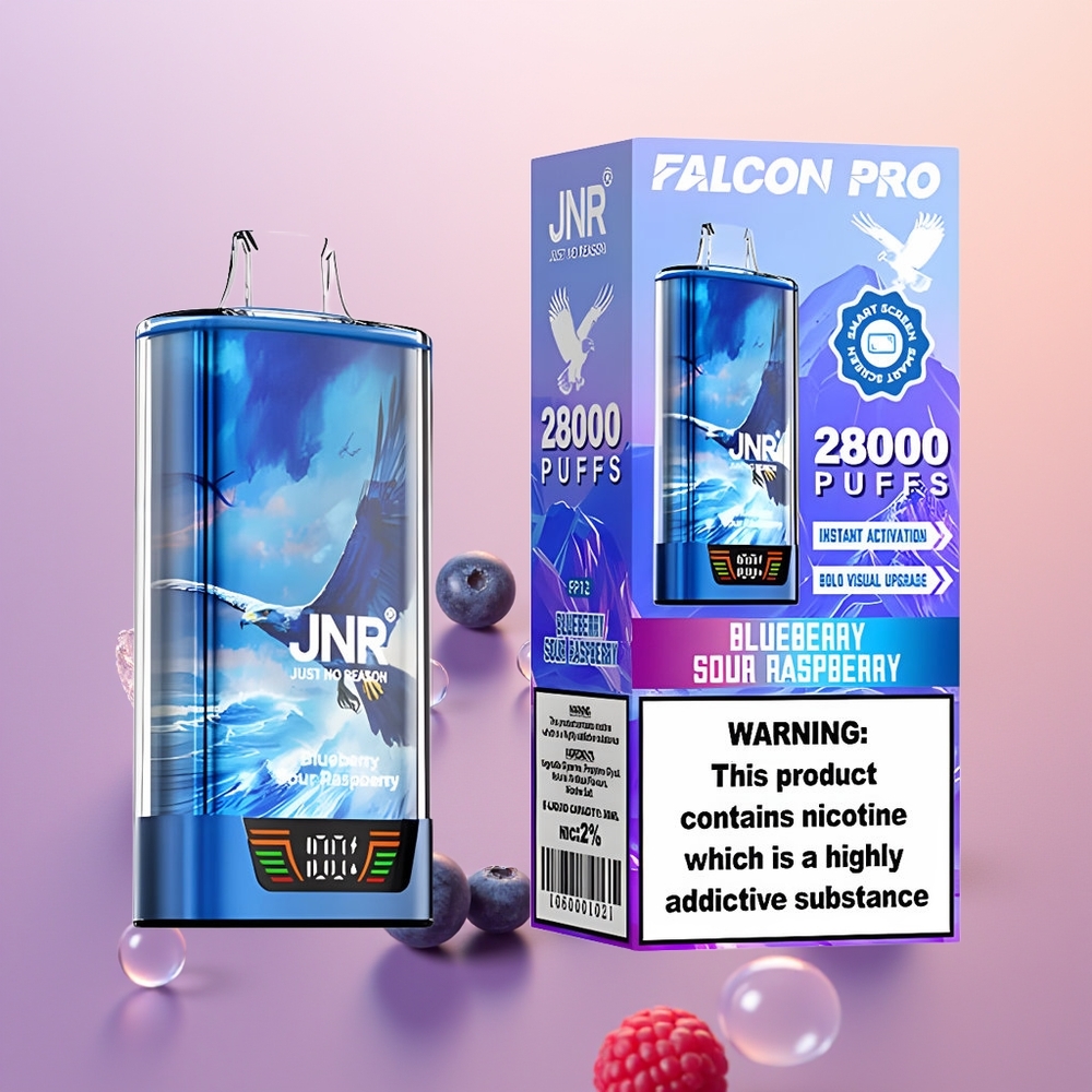 JNR Falcon Pro 28000 Blåbær Sur Hindbær 30ml 950mAh