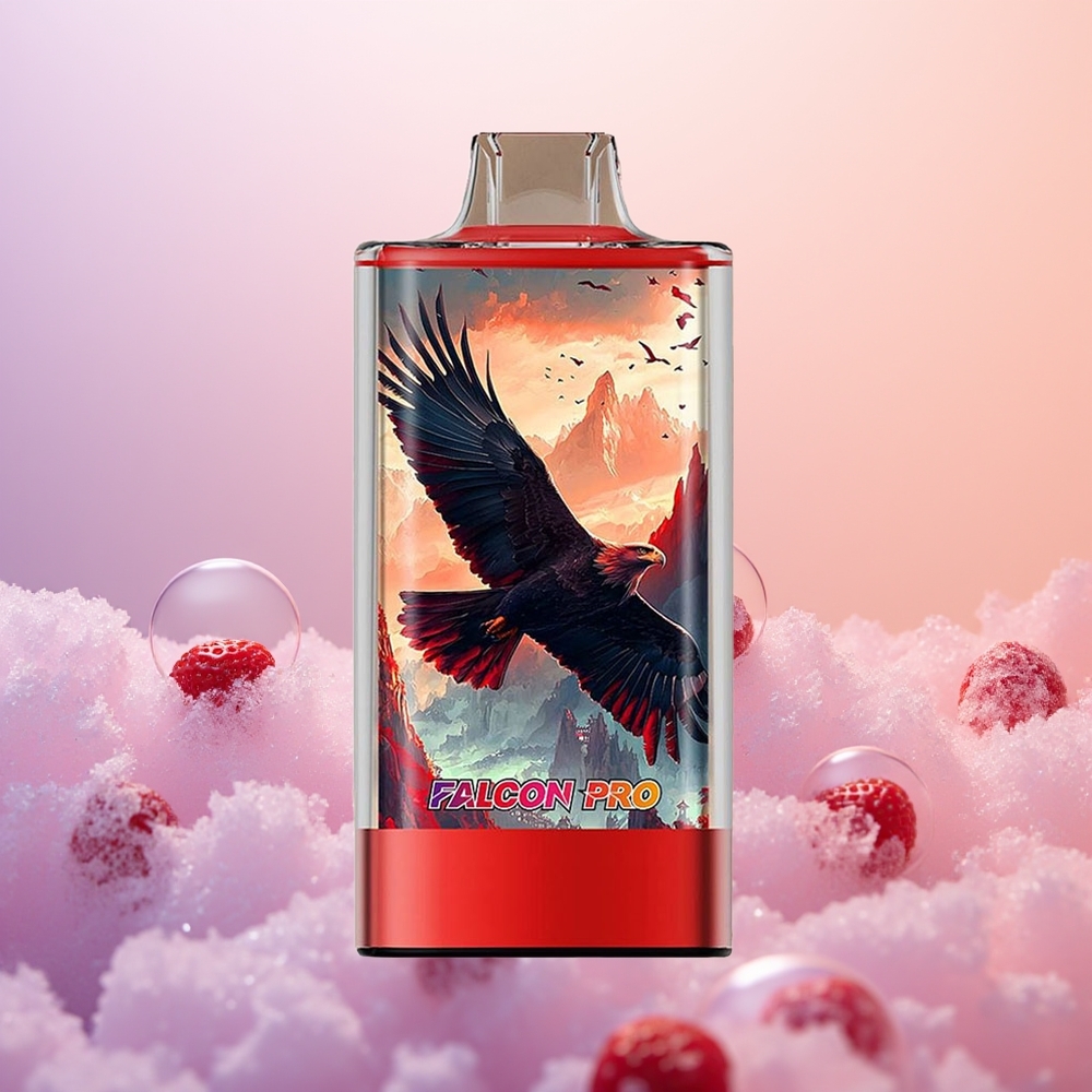 JNR Falcon Pro 28000 Jordbær Is Dual Mesh 30ml Smart Display
