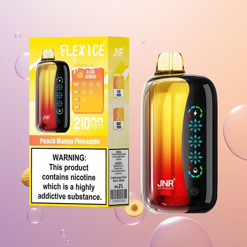 JNR Flex Ice 21000 Fersken Mango Ananas Isjusterbar Type-C