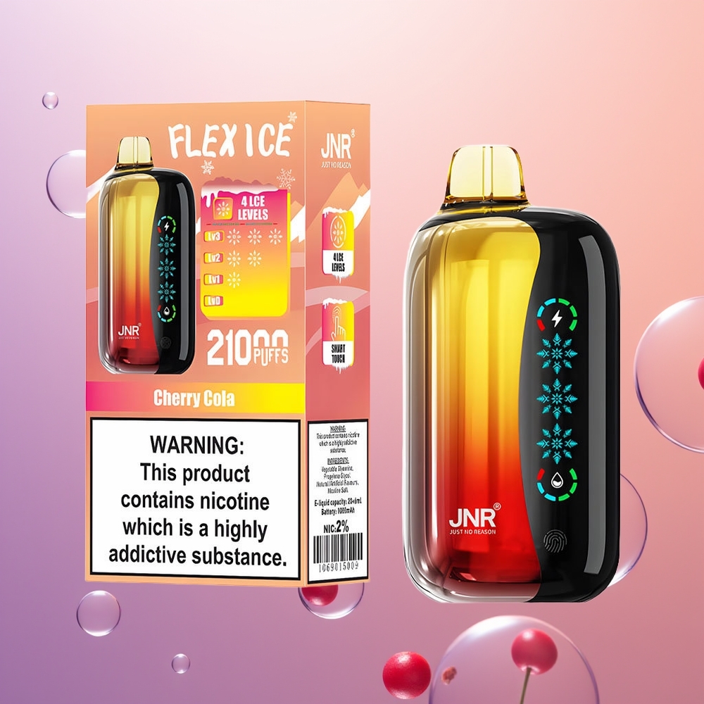 JNR Flex Ice 21000 Kirsebær Cola Isjusterbar 26ml
