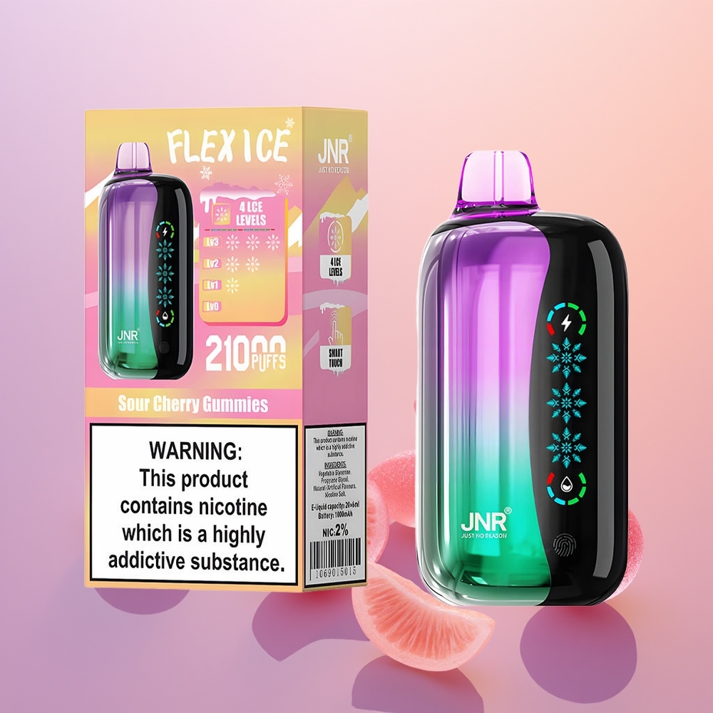 JNR Flex Ice 21000 Sure Gummies med Isjustering og 26ml