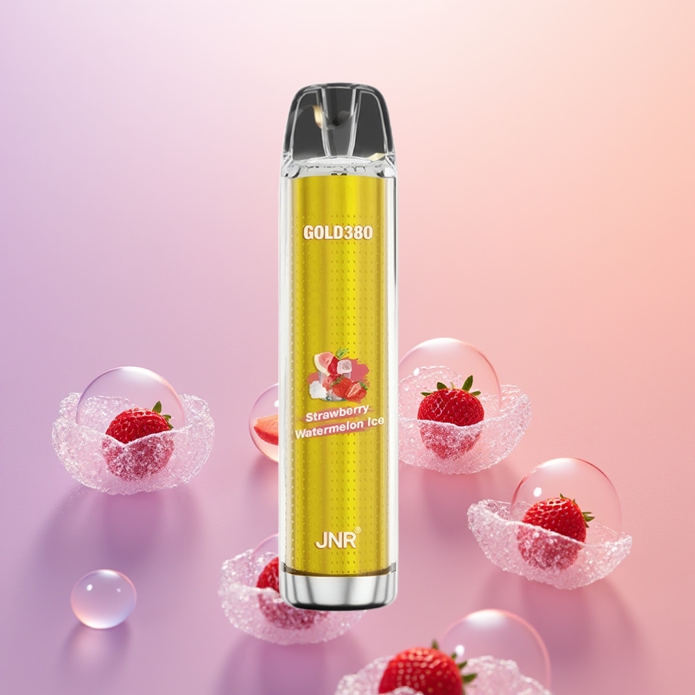 JNR Gold380 6000 Jordbær Vandmelon Is med 1500mAh og 1.0ohm Mesh