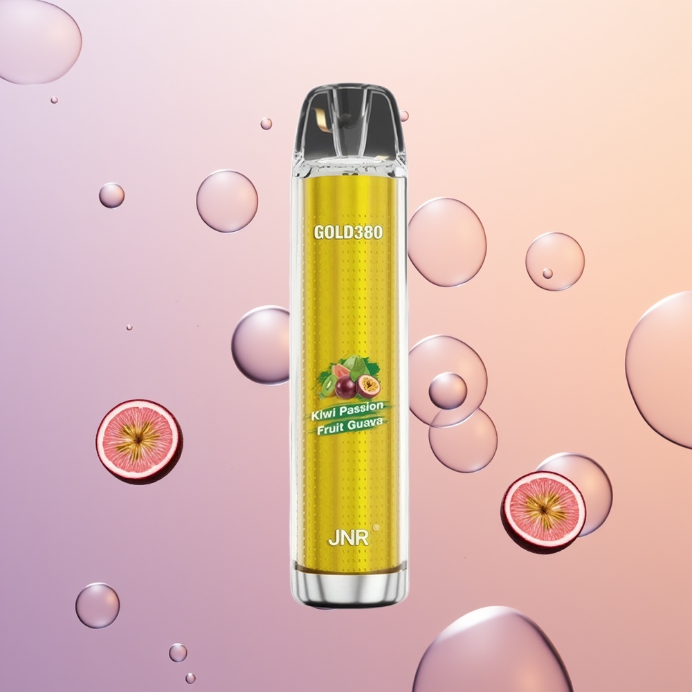 JNR Gold380 6000 Passionsfrugt Guava Kiwi 1500mAh 1.0ohm Mesh