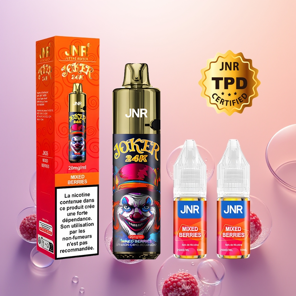 JNR Joker 24K Blandede Bær 2% Nikotin Type-C Opladning