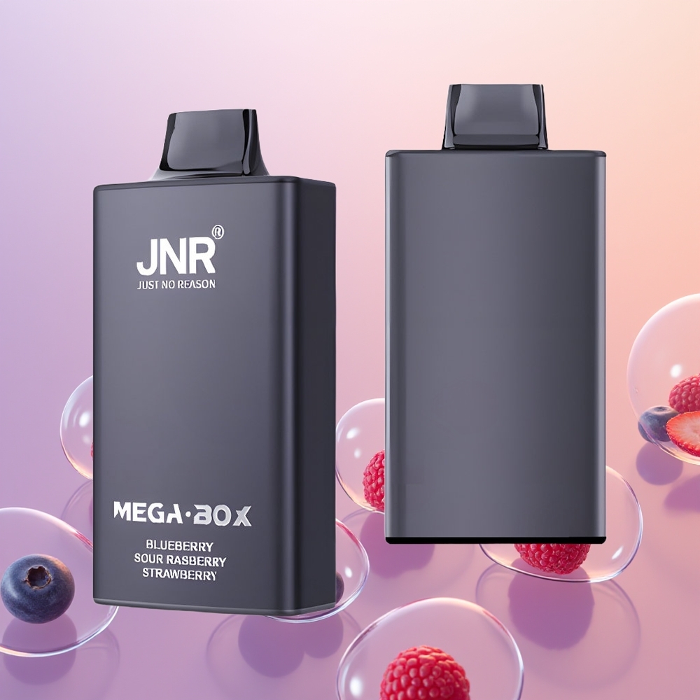 JNR Mega Box 25000 Blåbær Sur Hindbær Jordbær 30ml Type-C