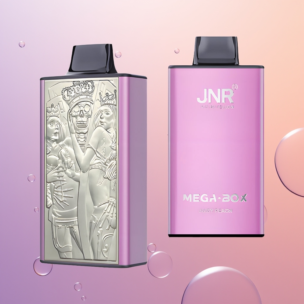 JNR Mega Box 25000 Saftig Fersken Dual Mesh & Type-C Hurtigladning