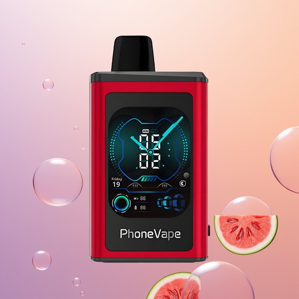 JNR PhoneVape 30000 Fersken Mango Vandmelon Type-C Luftstrøm