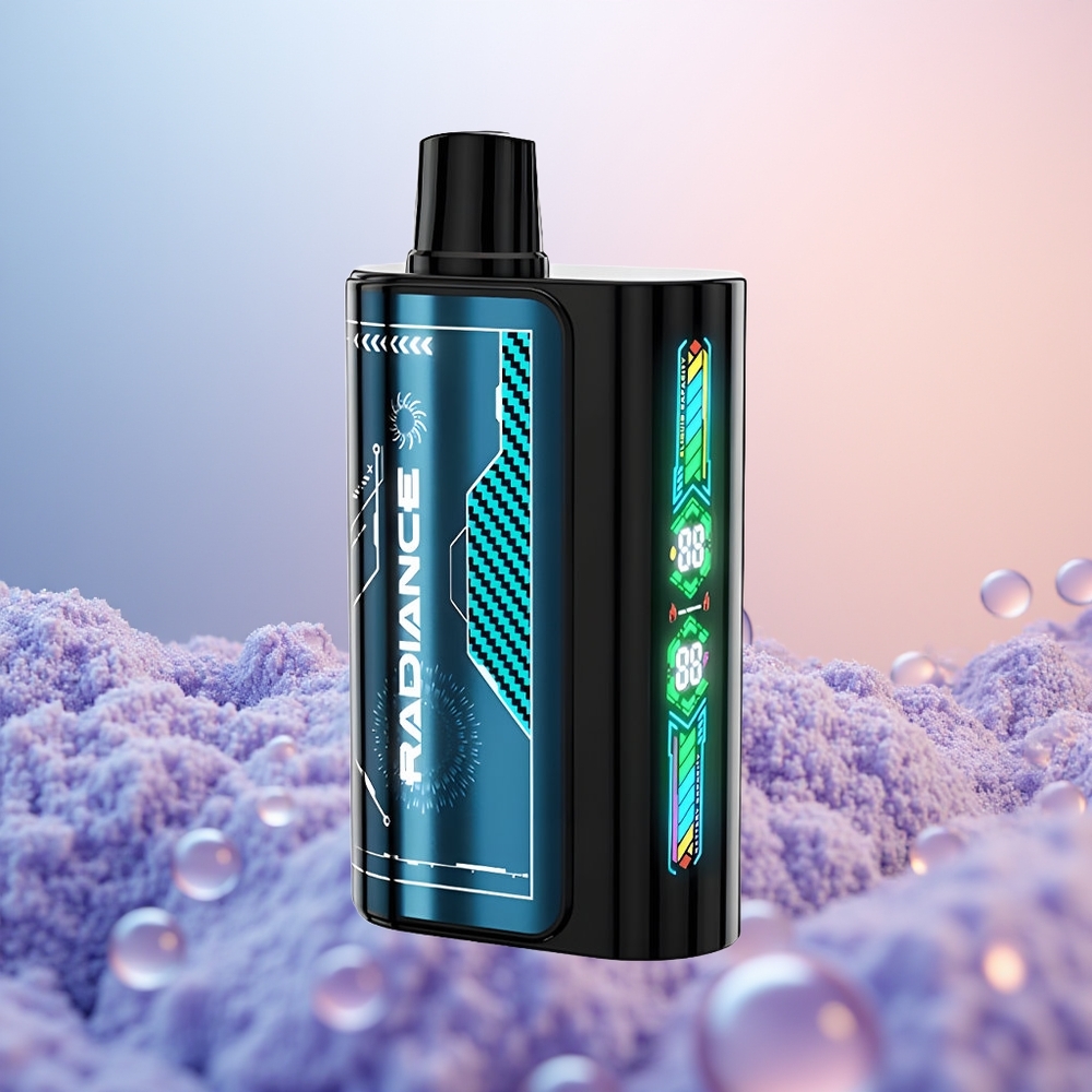JNR Radiance 31000 Blå Hindbær Is med Dual Mesh Coil og Type-C Opladning