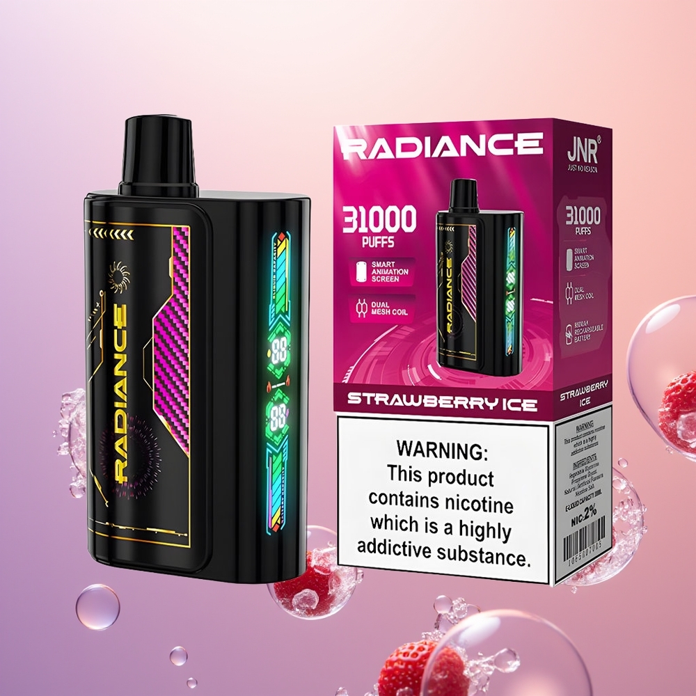 JNR Radiance 31000 Jordbær Is Dual Mesh 28ml