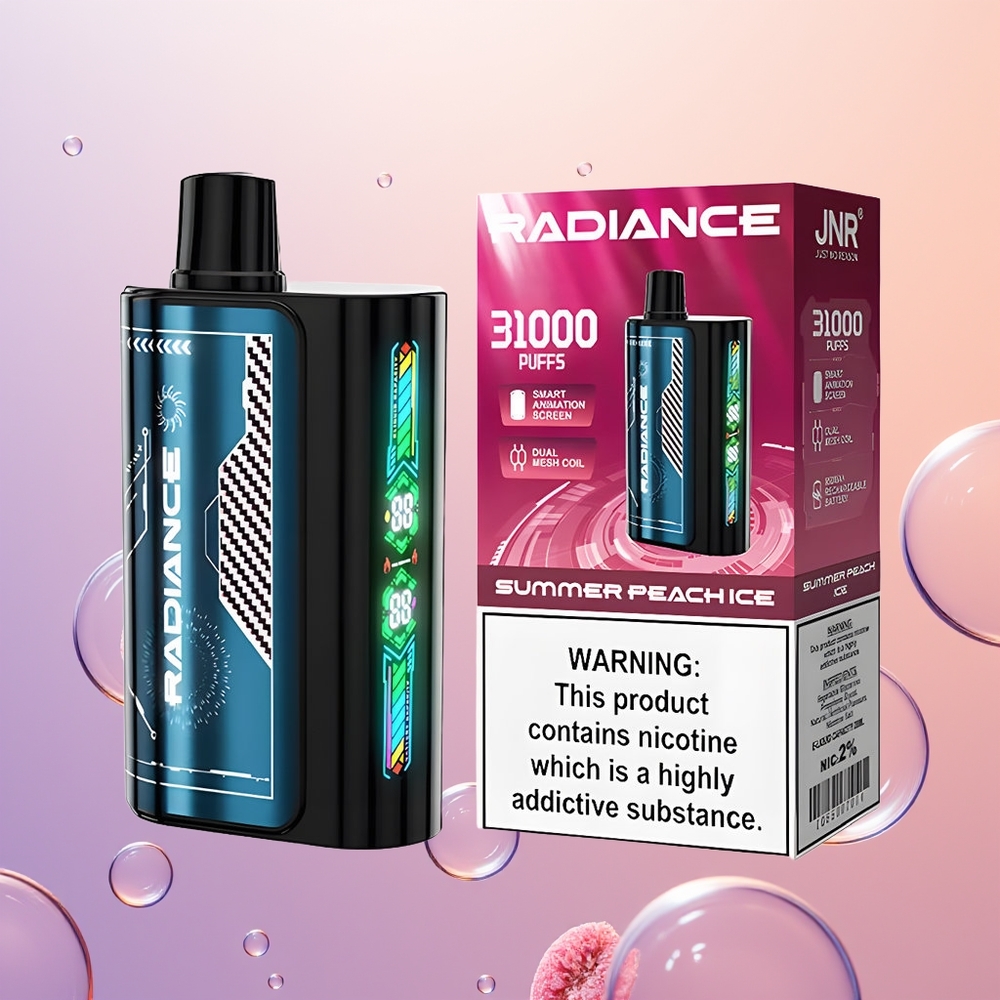 JNR Radiance 31000 Sommerfersken Is med Dual Mesh Coil og Type-C Opladning