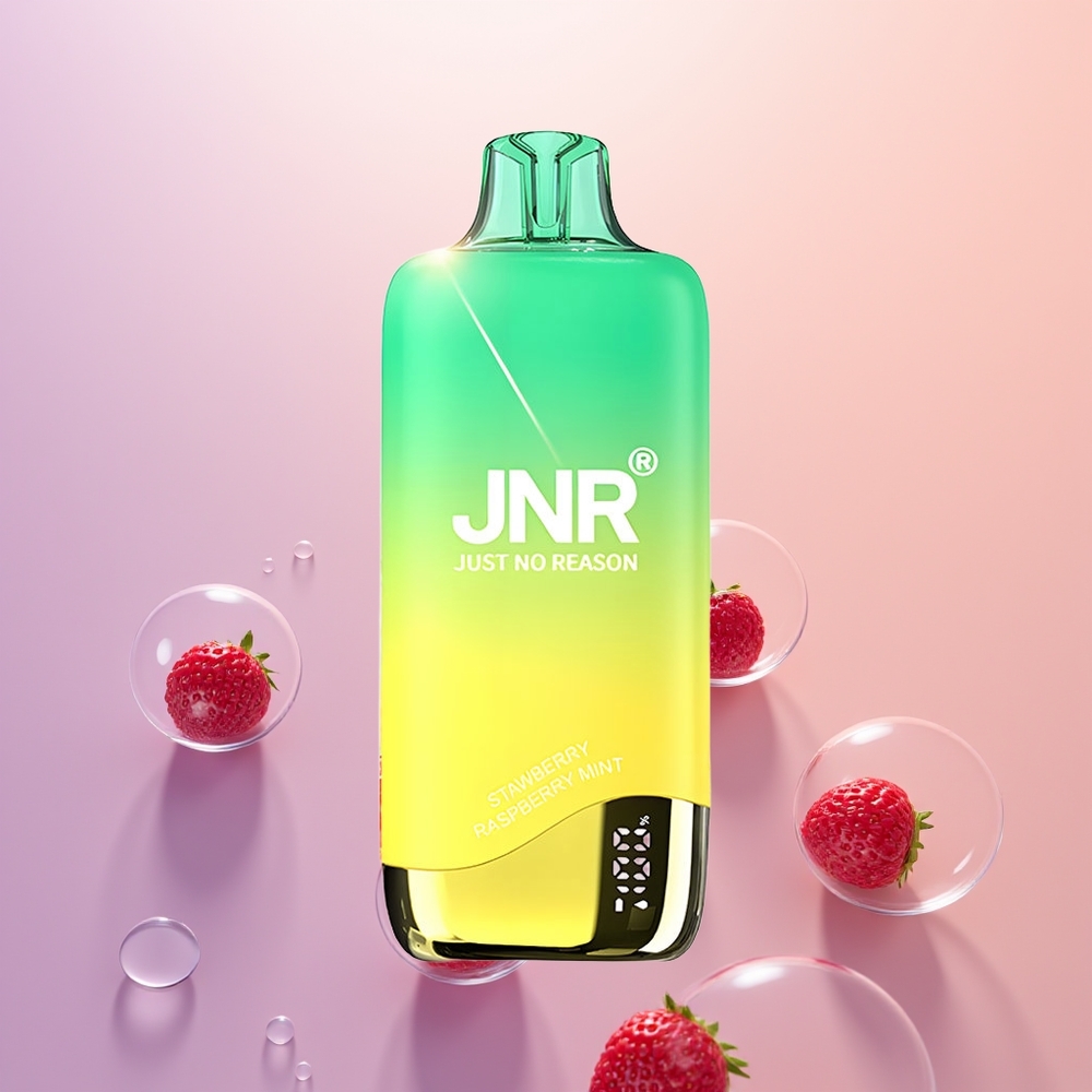 JNR Rainbow 10500 Jordbær Hindbær Mynte 18ml 0.8ohm