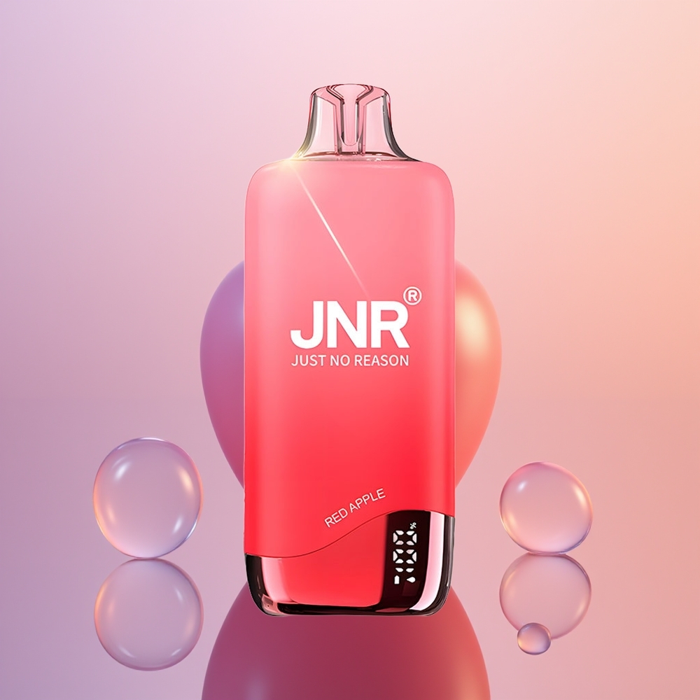 JNR Rainbow 10500 Rød Æble 18ml Mesh Coil