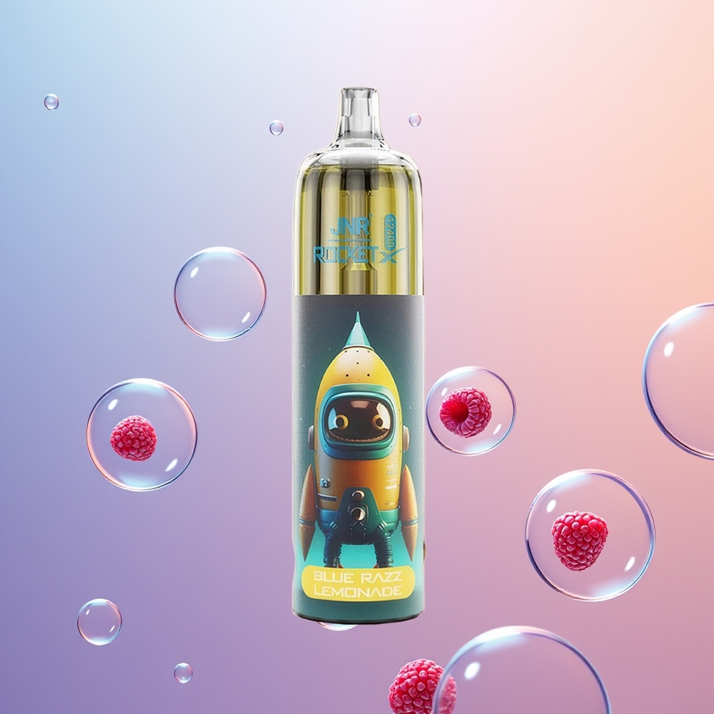 JNR Rocket-X 12400 Blå Hindbær Limeade med Justerbar Luftstrøm og Type-C Hurtigopladning