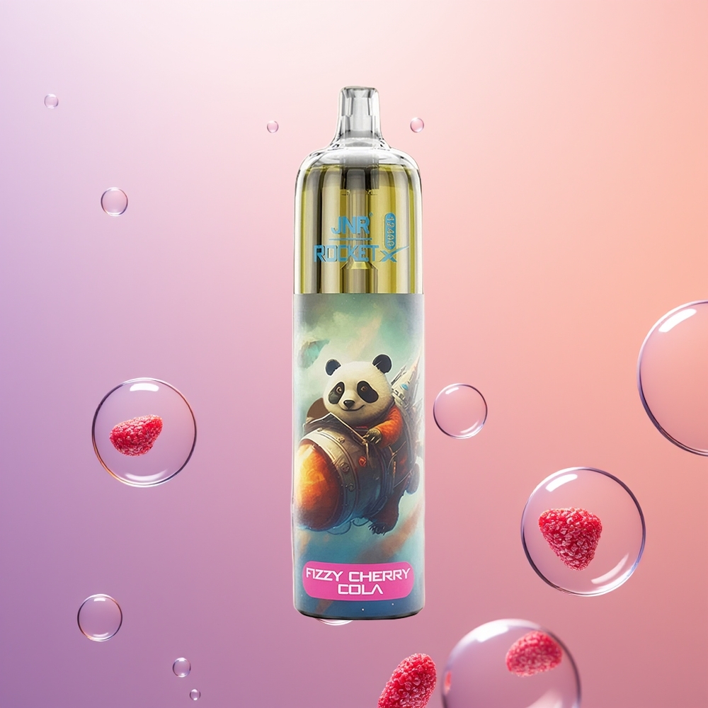 JNR Rocket-X 12400 Frisk Kirsebær Cola med Justerbar Luftstrøm og RGB-belysning
