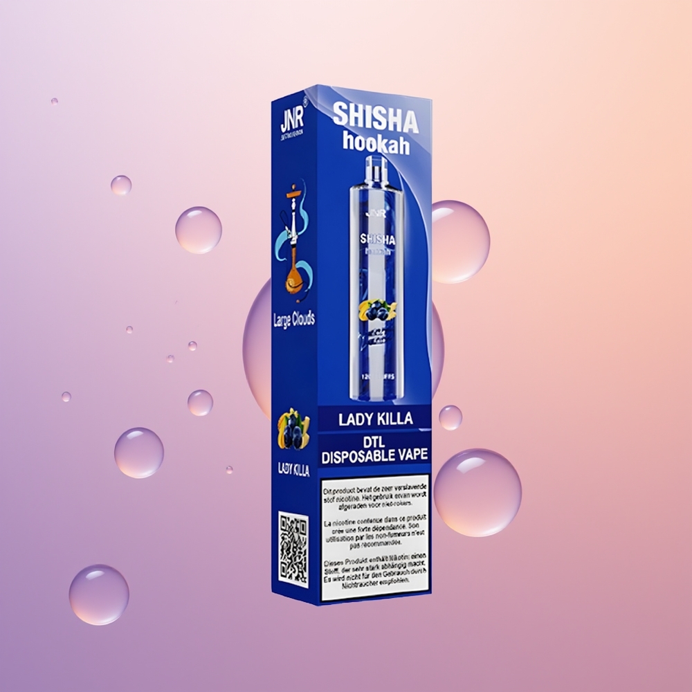 JNR Shisha Hookah 12000 Frøken Dræber 750mAh 24ml