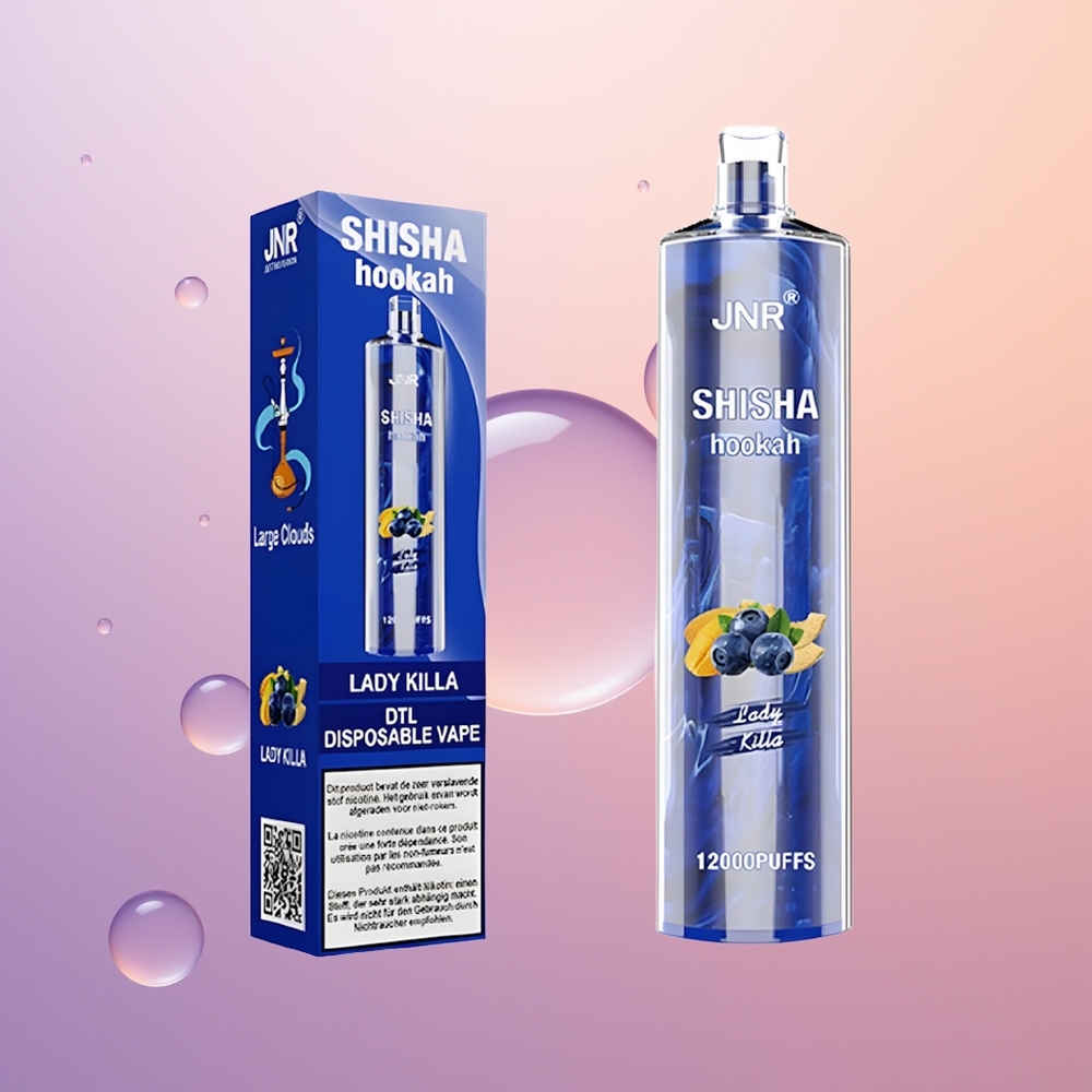 JNR Shisha Hookah 12000 Frøken Dræber 750mAh 24ml