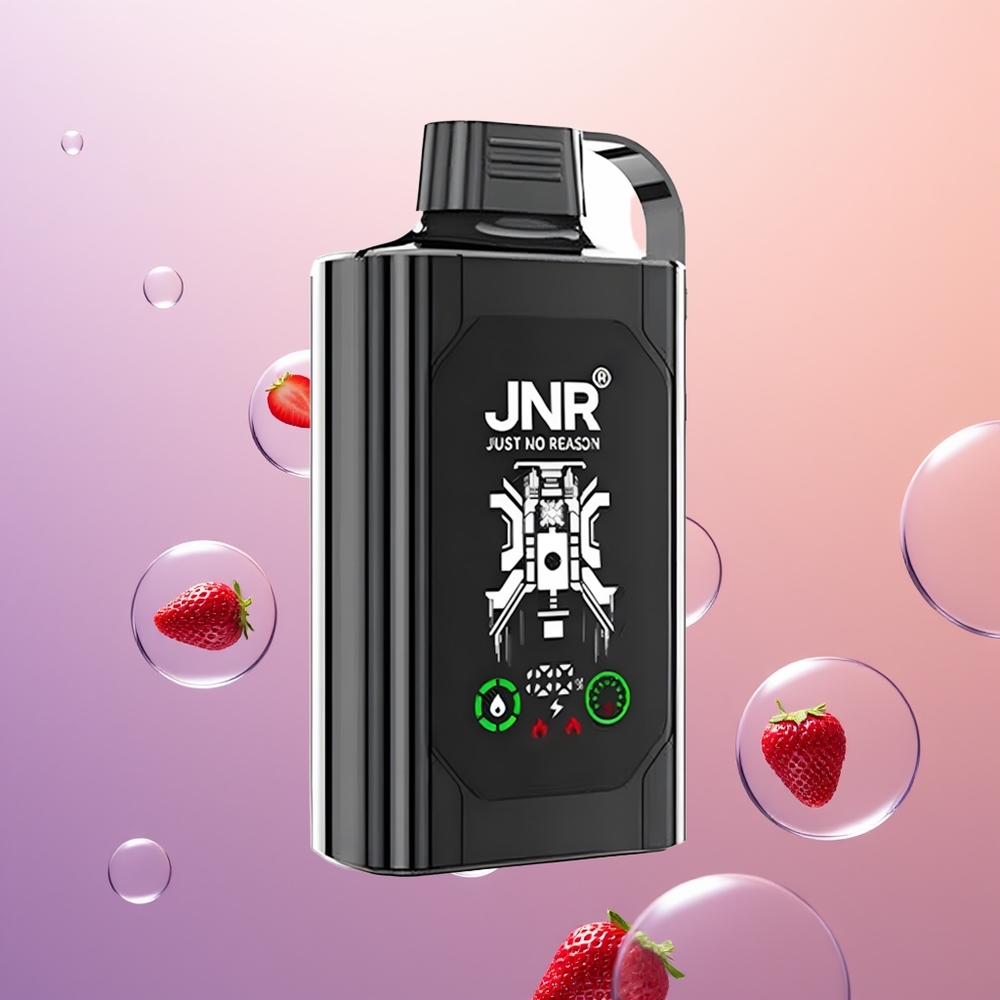 JNR Shisha Hookah Box 20500 Jordbær Drue HD Skærm Dobbelt Mesh Spole Hurtig Opladning