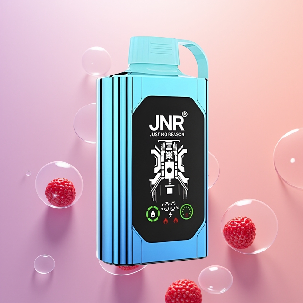 JNR Shisha Hookah Box 20500 Jordbær Hindbær Slik med HD-skærm og Dobbelt Mesh Spole