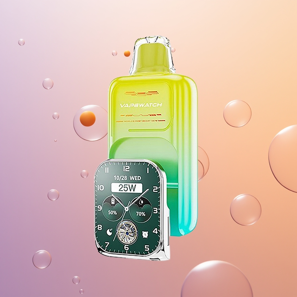 JNR VapeWatch 30000 Appelsin Mango Dual Mesh Hurtigladning