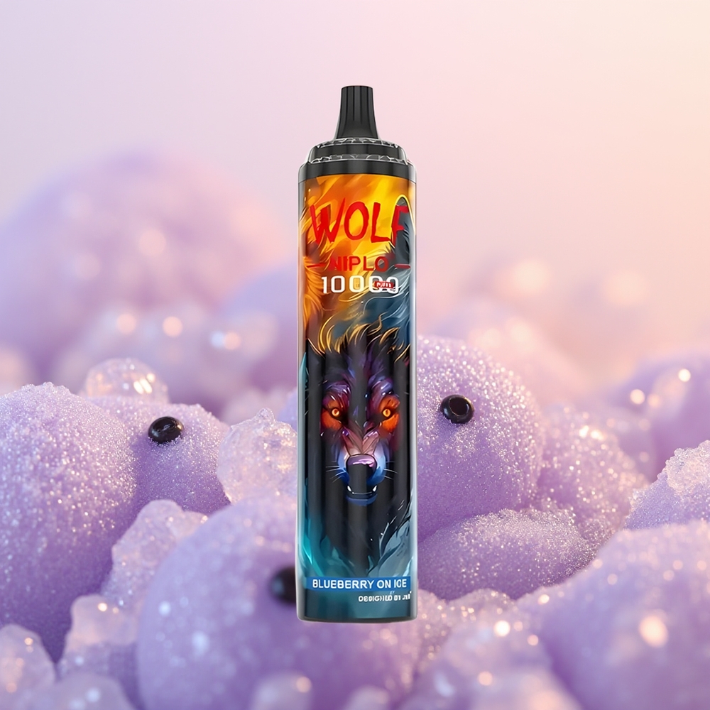 JNR Wolf Niplo 10000 Blåbær På Is 20ml Type-C
