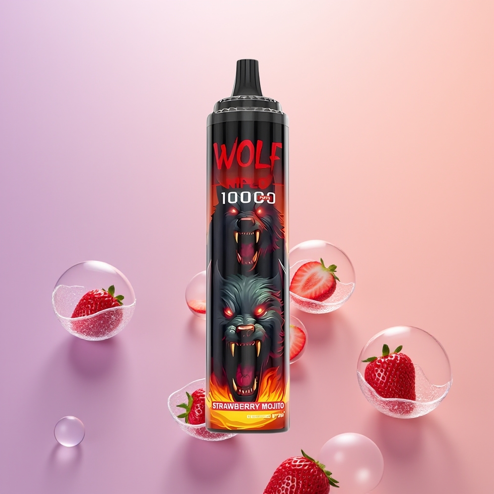 JNR Wolf Niplo 10000 Jordbær Mojito Type-C 20ml