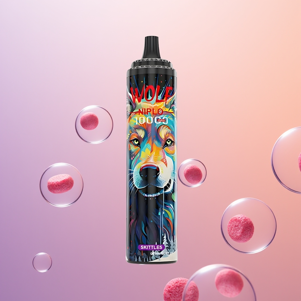 JNR Wolf Niplo 10000 Skittles 20ml 1.0 Ohm
