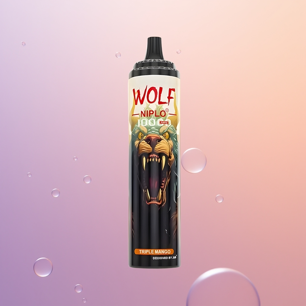 JNR Wolf Niplo 10000 Tredobbelt Mango Type-C Hurtigladning 20ml