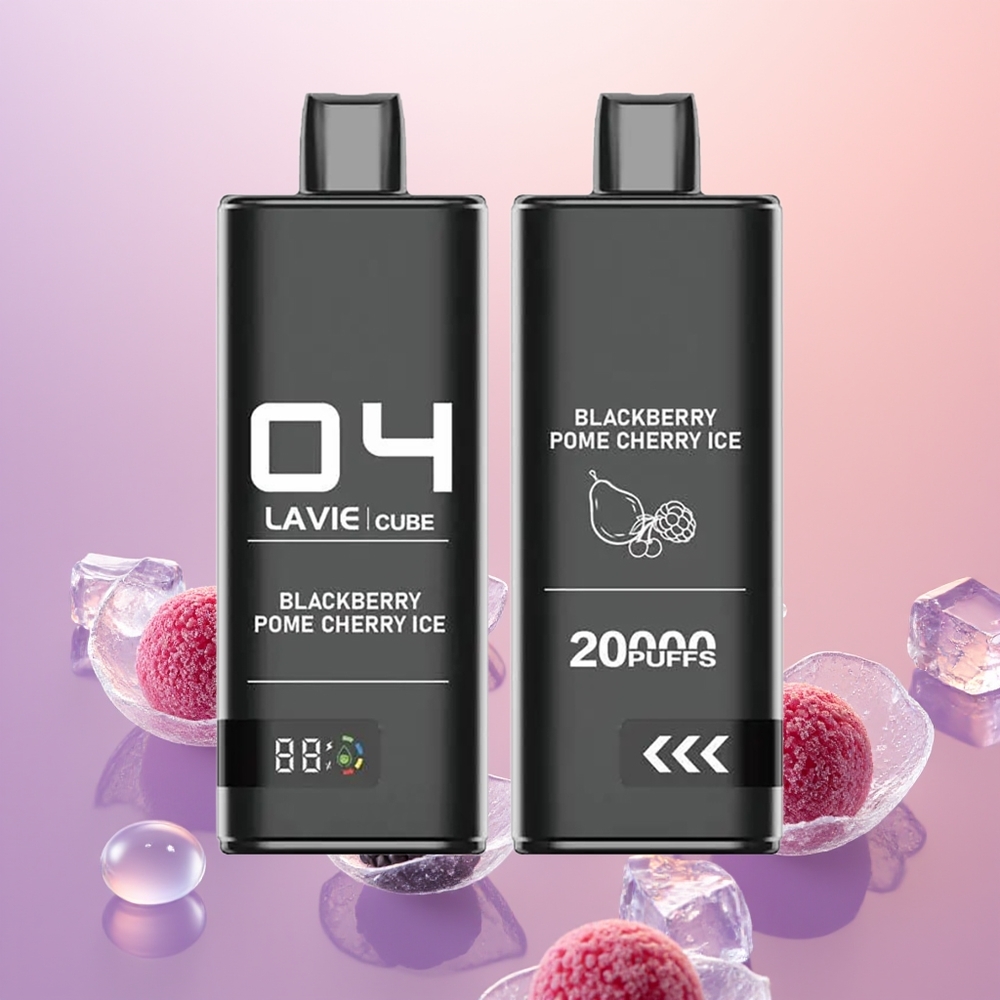 Lavie Cube 20000 Brombær Pome Cherry Is 600mAh Type C
