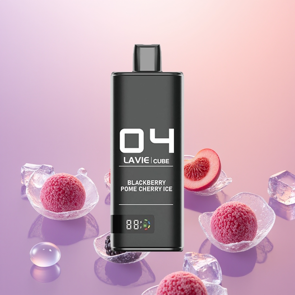 Lavie Cube 20000 Brombær Pome Cherry Is 600mAh Type C