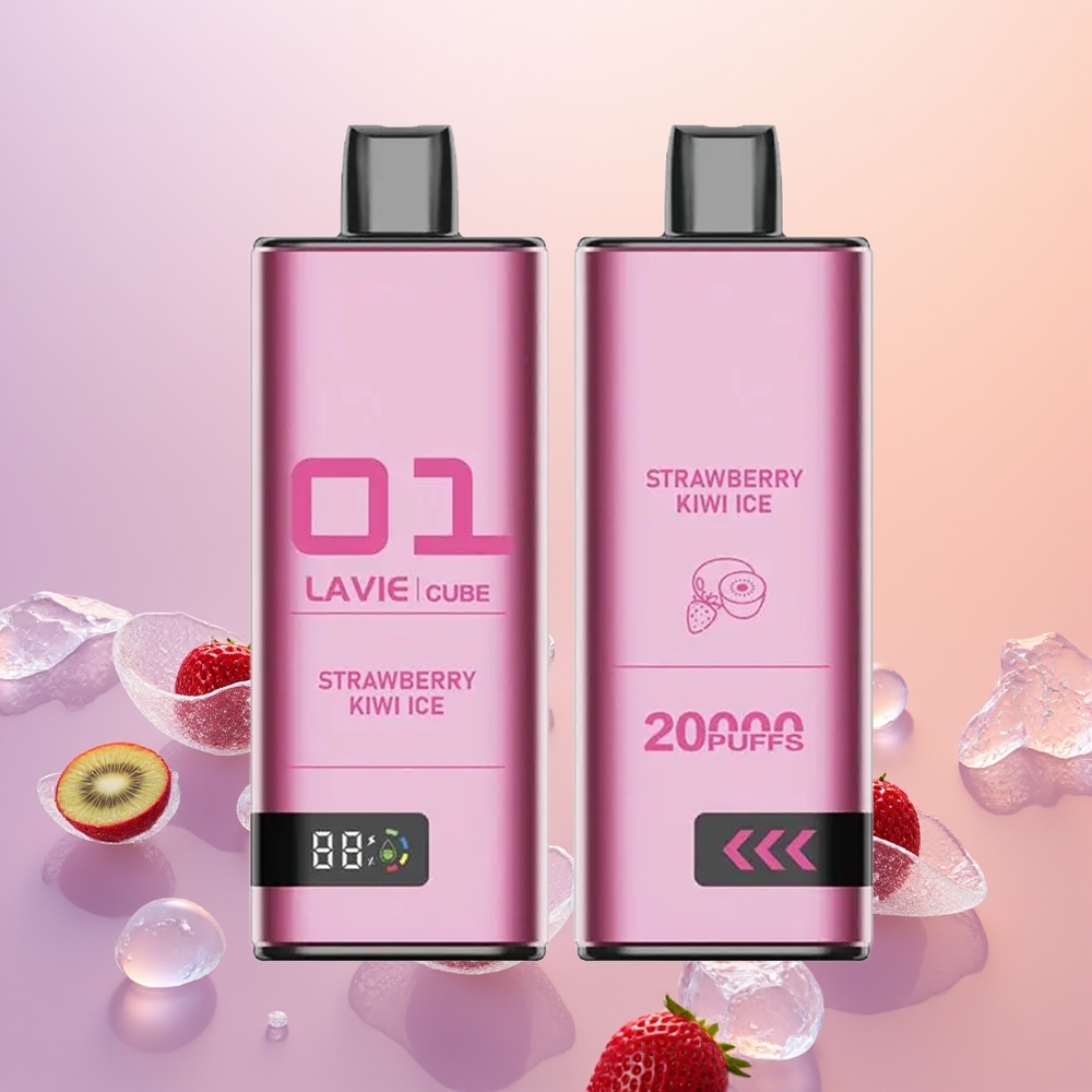 Lavie Cube 20000 Jordbær Kiwi Is Type C 600mAh