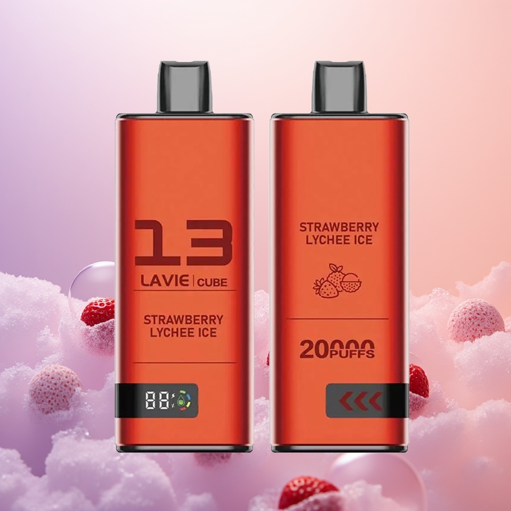 Lavie Cube 20000 Jordbær Litchi Is 28ML Type C