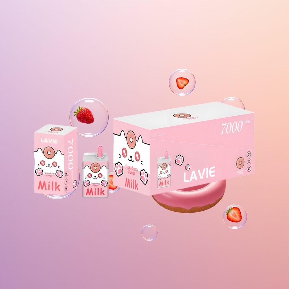 Lavie Milk 7000 Jordbær Donut 16ML Type C