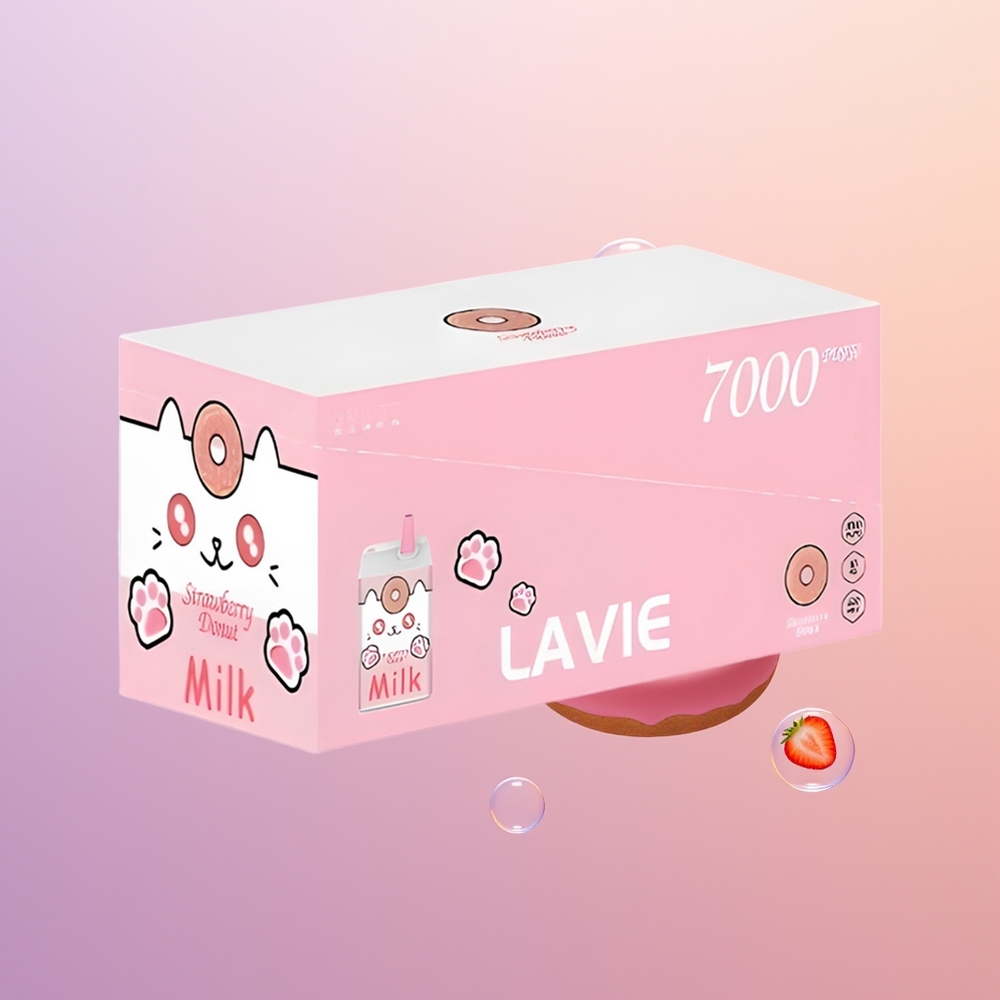Lavie Milk 7000 Jordbær Donut 16ML Type C