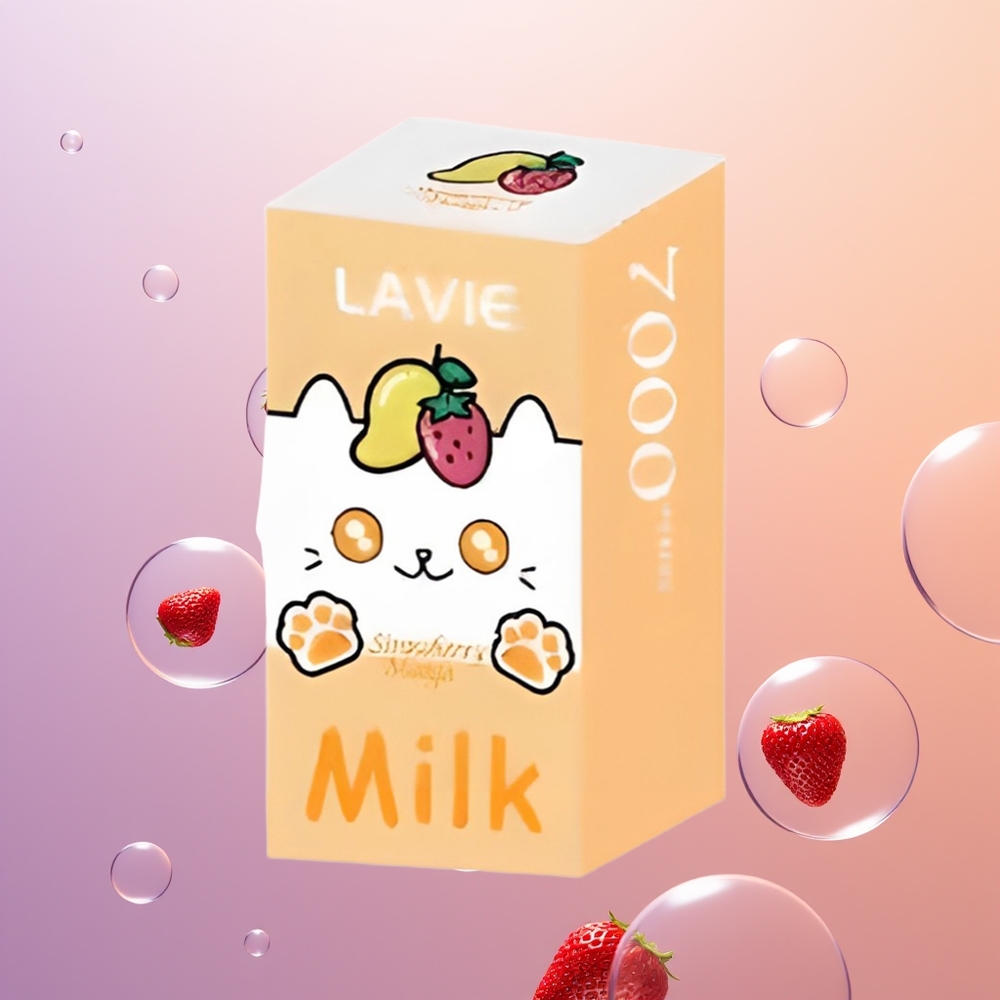 Lavie Milk 7000 Jordbær Mango 600mAh Type C