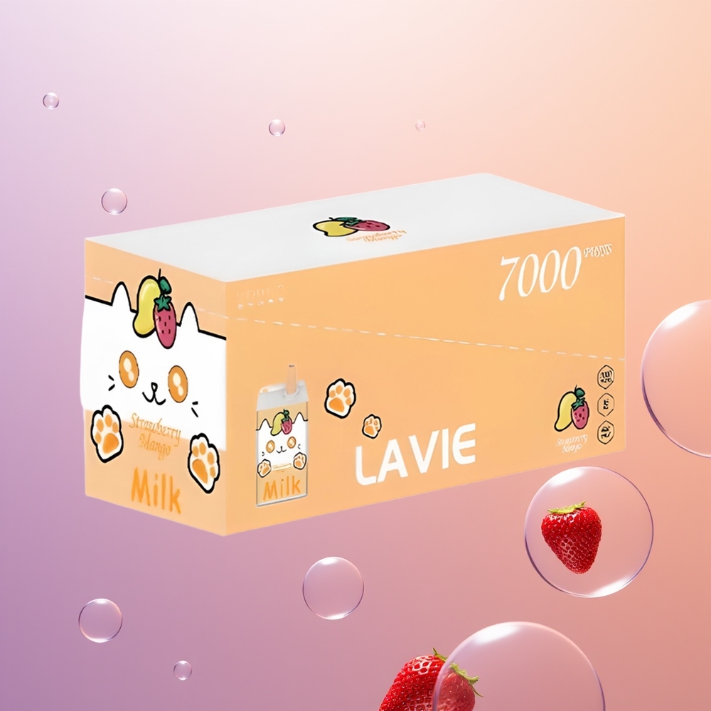 Lavie Milk 7000 Jordbær Mango 600mAh Type C