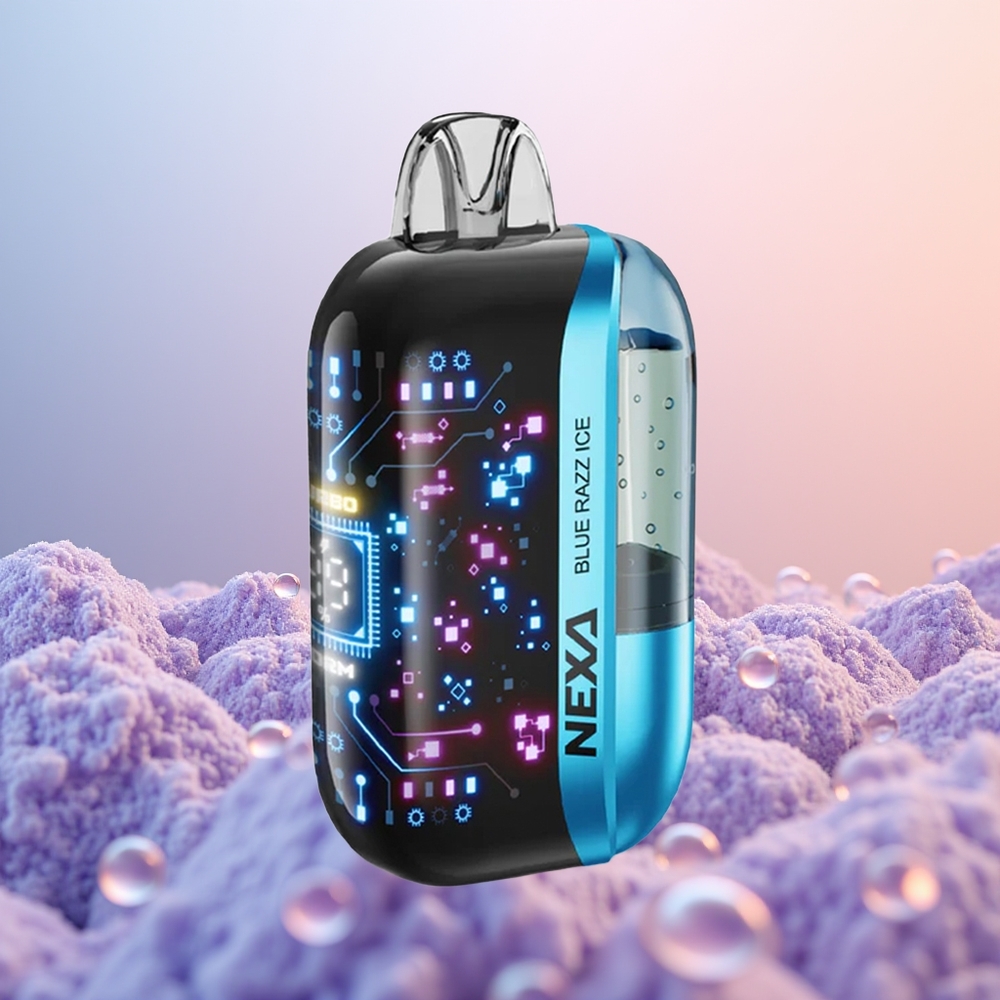 NEXA Ultra 50000 Blå Hindbær Is med 20ml og 5% Nikotin