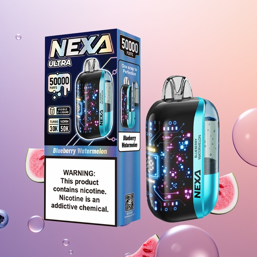NEXA Ultra 50000 Blåbær Vandmelon 20ml 0.9ohm