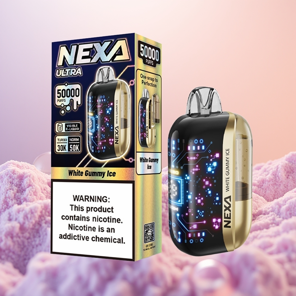 NEXA Ultra 50000 Hvid Gummy Is 20ml 0.9ohm