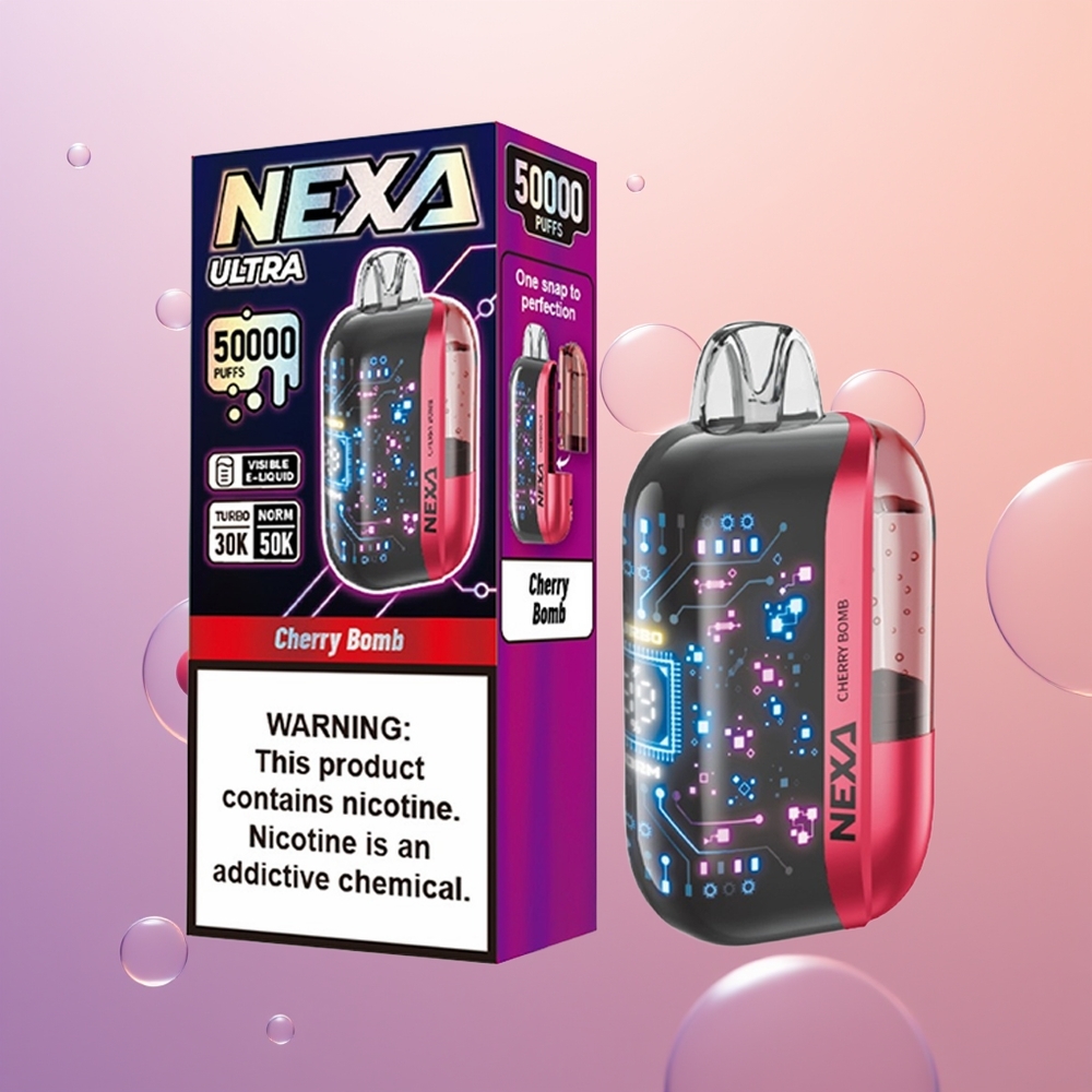 NEXA Ultra 50000 Kirsebær Bomp 20ml Dual Mesh