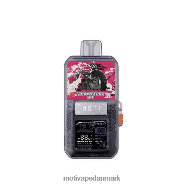 MOTI Go Pro engangs pod+enhed jordbær iskolde NXFN84 MOTI Vape Price