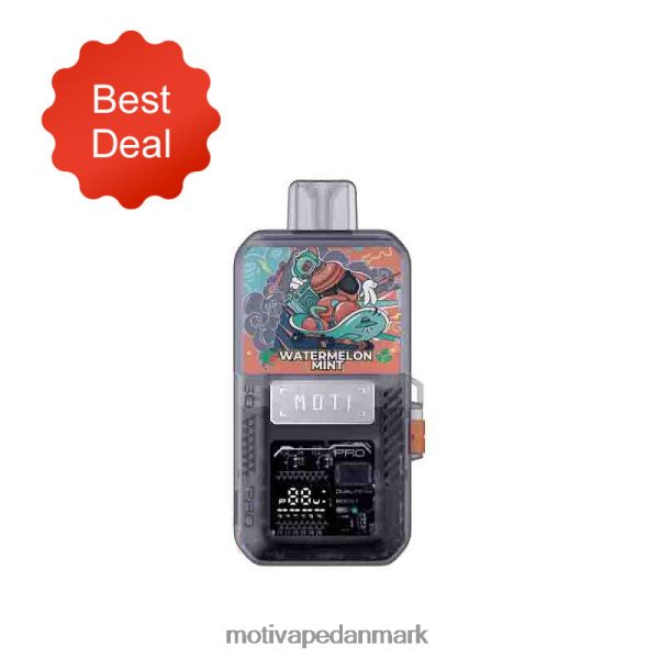 MOTI Go Pro engangs pod+enhed vandmelon mynte NXFN78 MOTI Vape Disposable Danmark